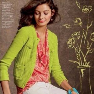 Like new CAbi Loren neon sweater style 5011